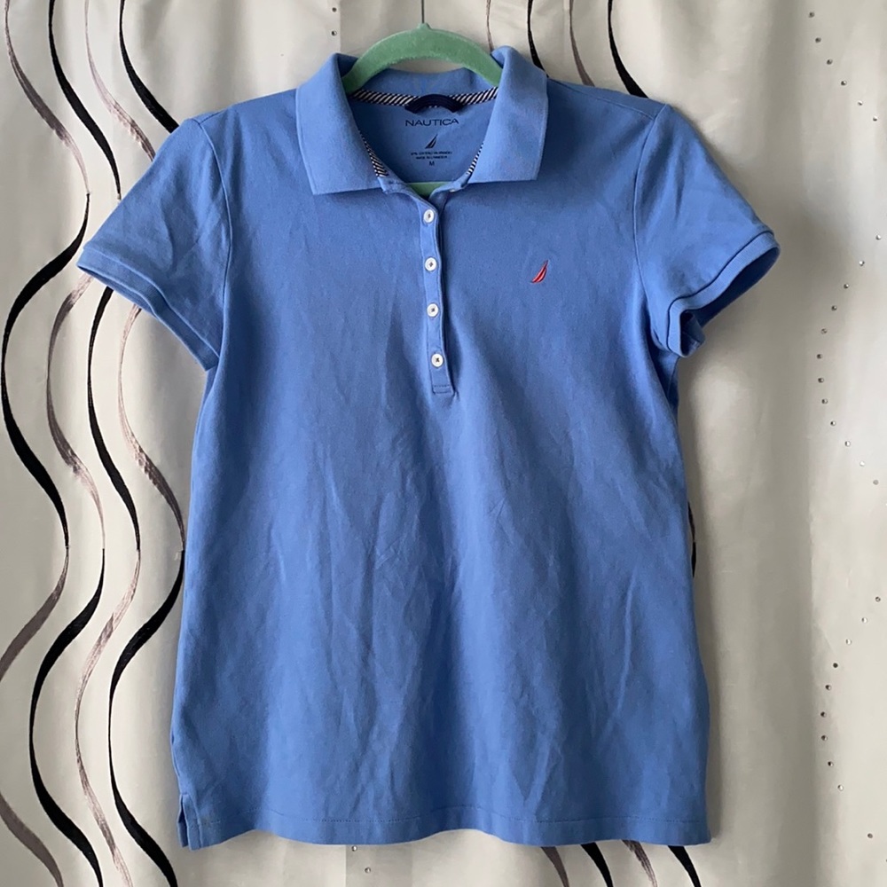 Nautica Blue, Cotton Polo
